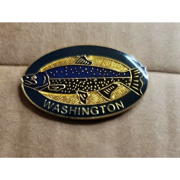 WASHINGTON FISH TRAVEL PIN (p79 - Picture 2 of 4